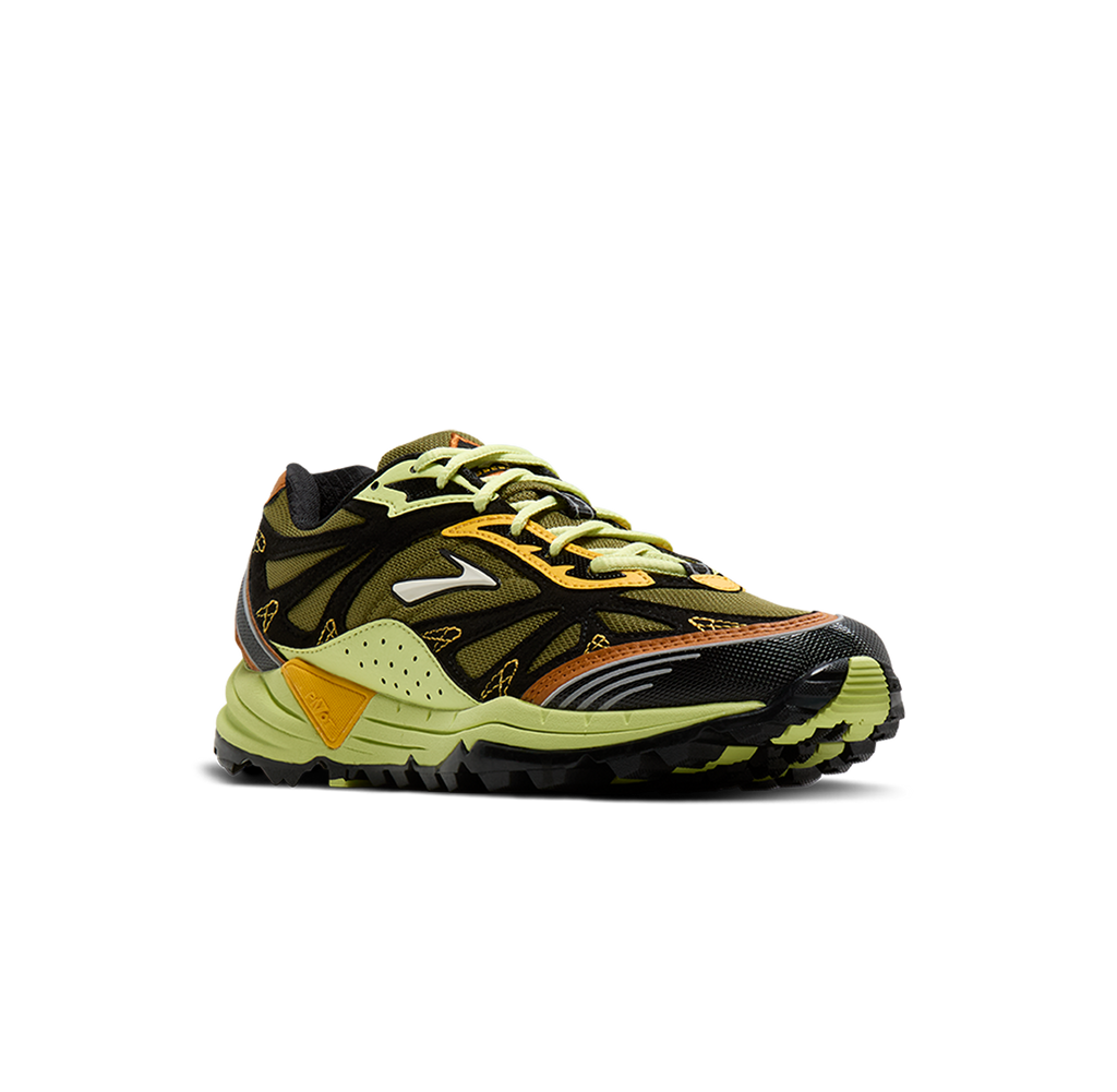 Men's Cascadia 1 - Peat Moss, Daiquiri Green and Black