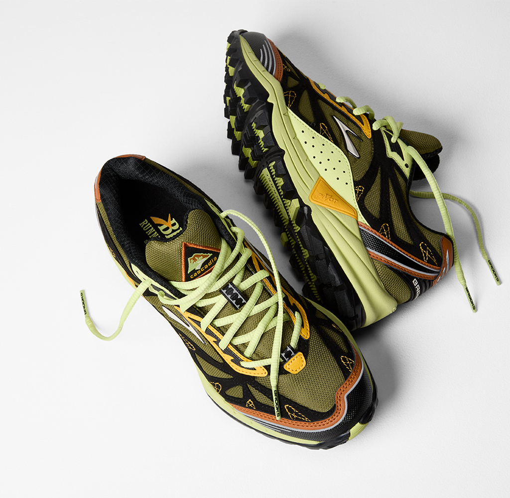 Men's Cascadia 1 - Peat Moss, Daiquiri Green and Black