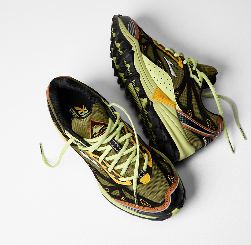 Men's Cascadia 1 - Peat Moss, Daiquiri Green and Black