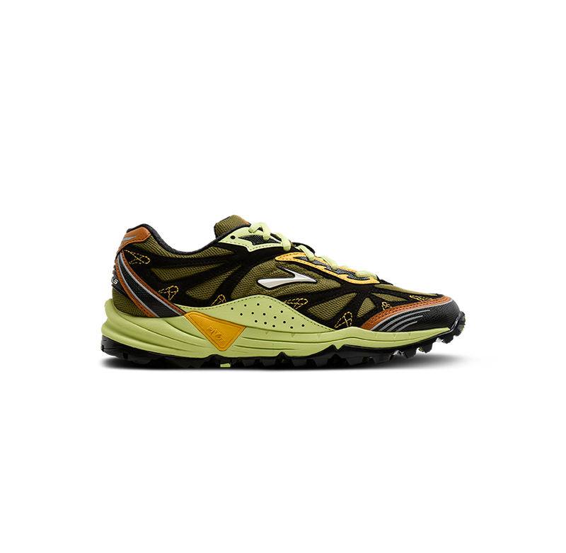 Men's Cascadia 1 - Peat Moss, Daiquiri Green and Black
