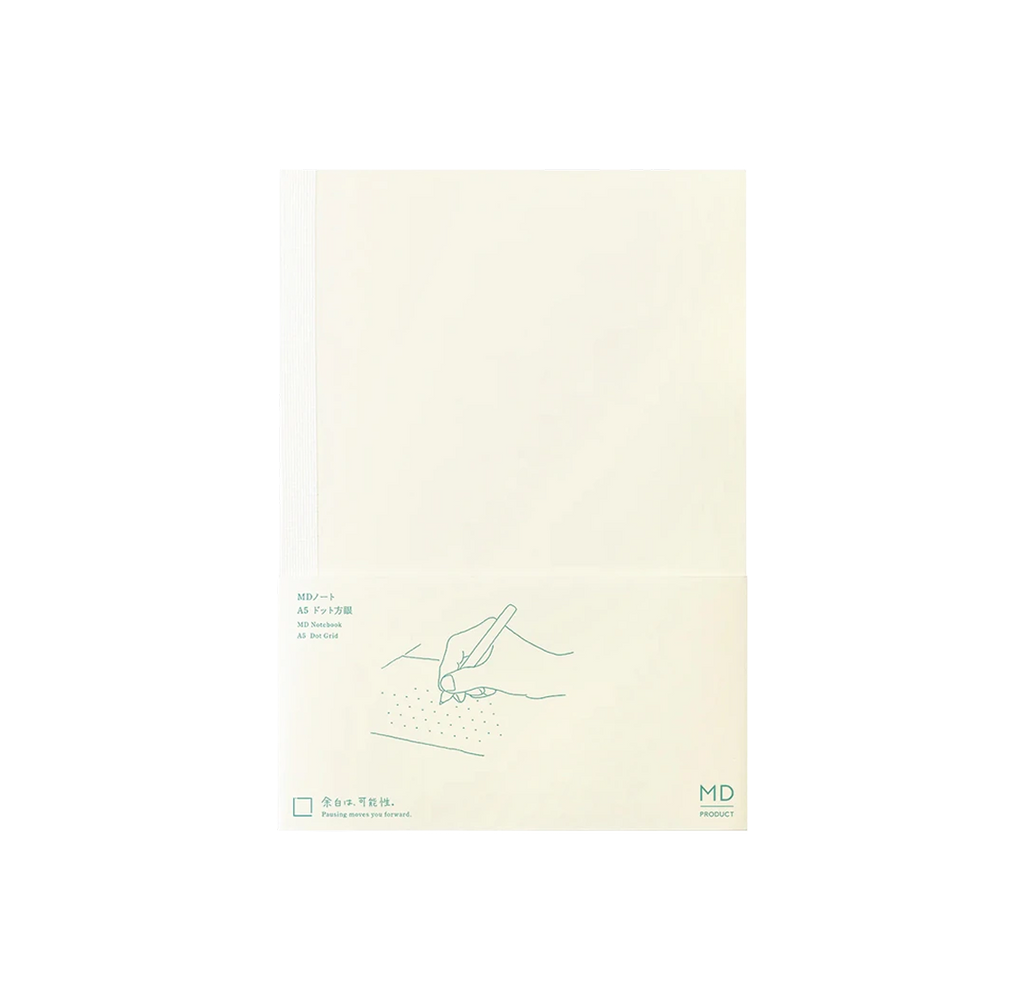 Midori Notebook A5 Dot Grid - White