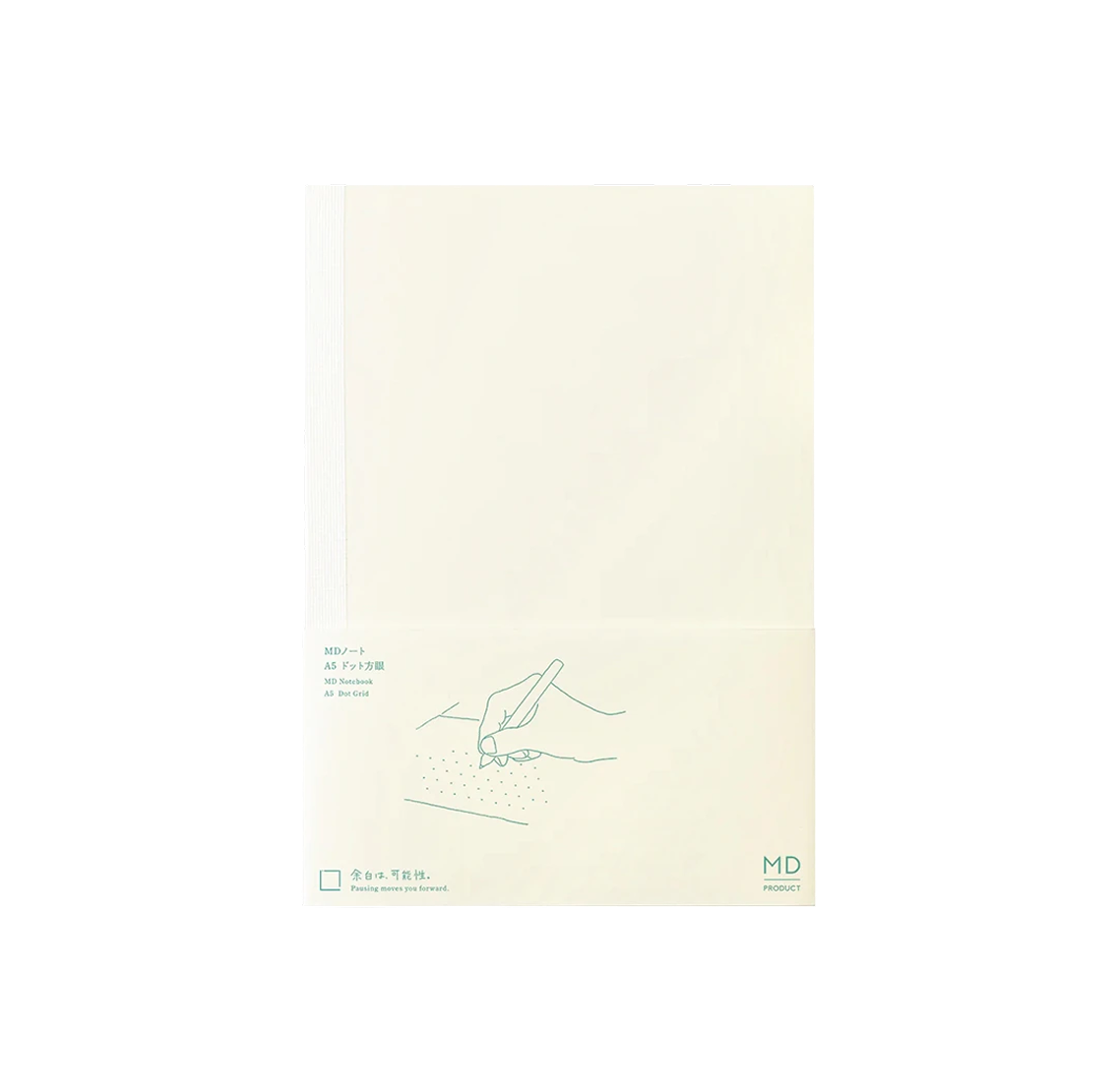 Midori Notebook A5 Dot Grid - White