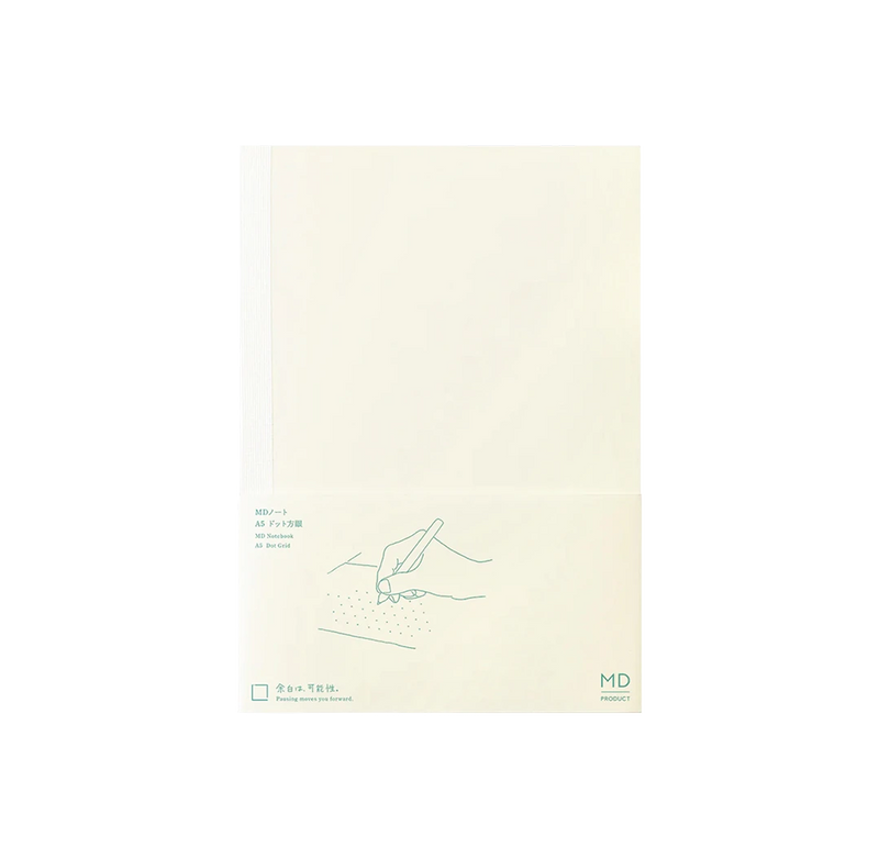 Midori Notebook A5 Dot Grid - White
