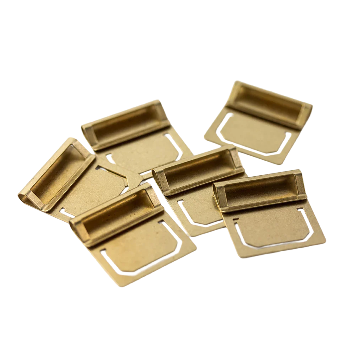 Traveler's Company Brass Index Clips Set of 6 - Gold