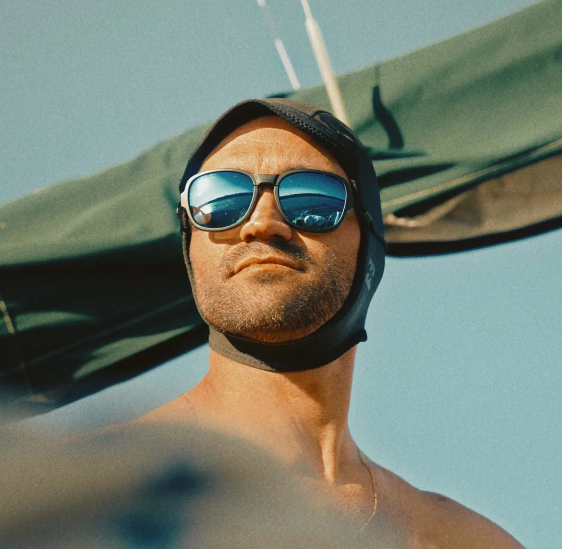 Teton Regular - Charcoal and Polarized Blue Mirror