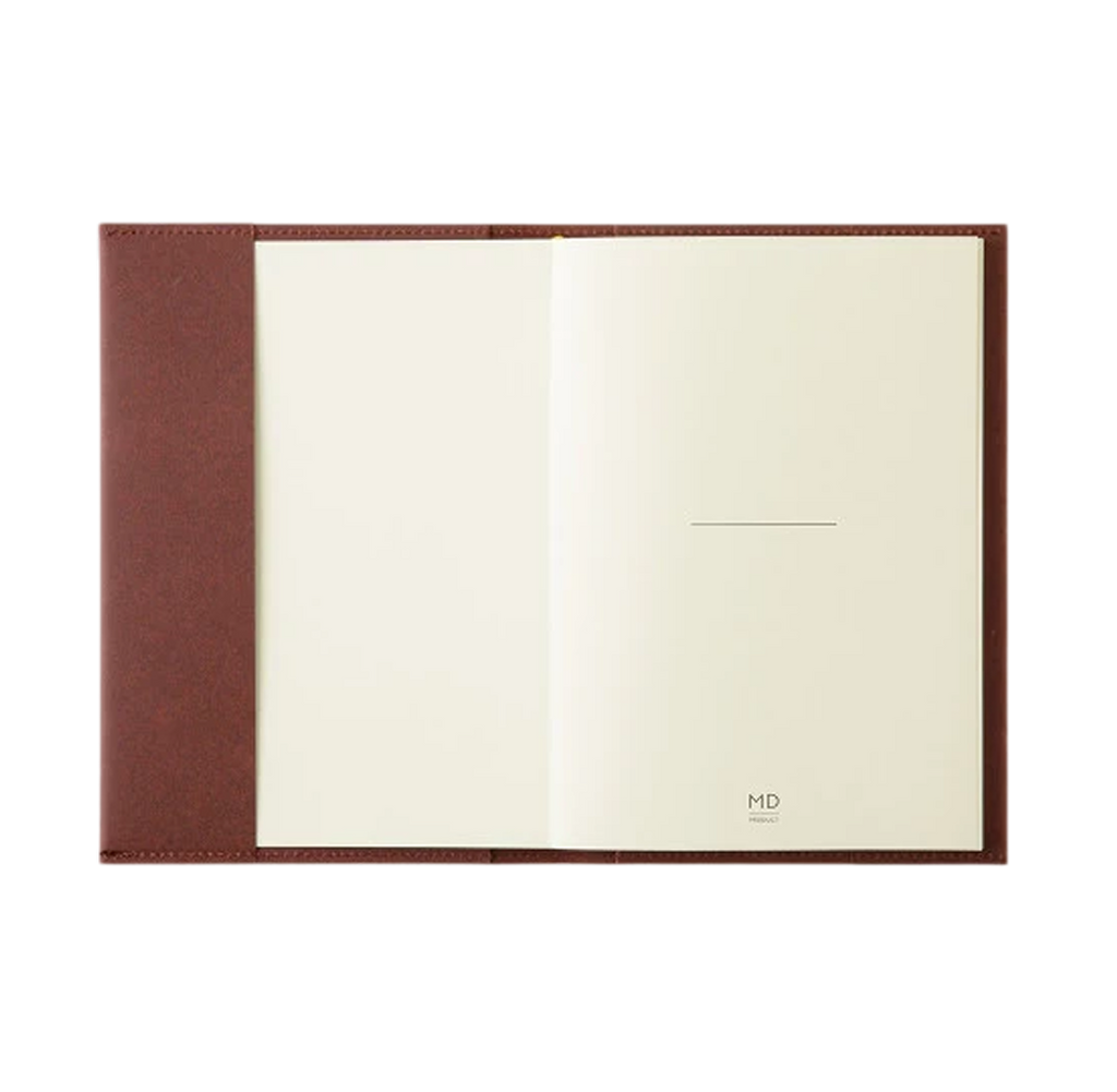 Midori Notebook Hard Cover A5 Paper - Brown