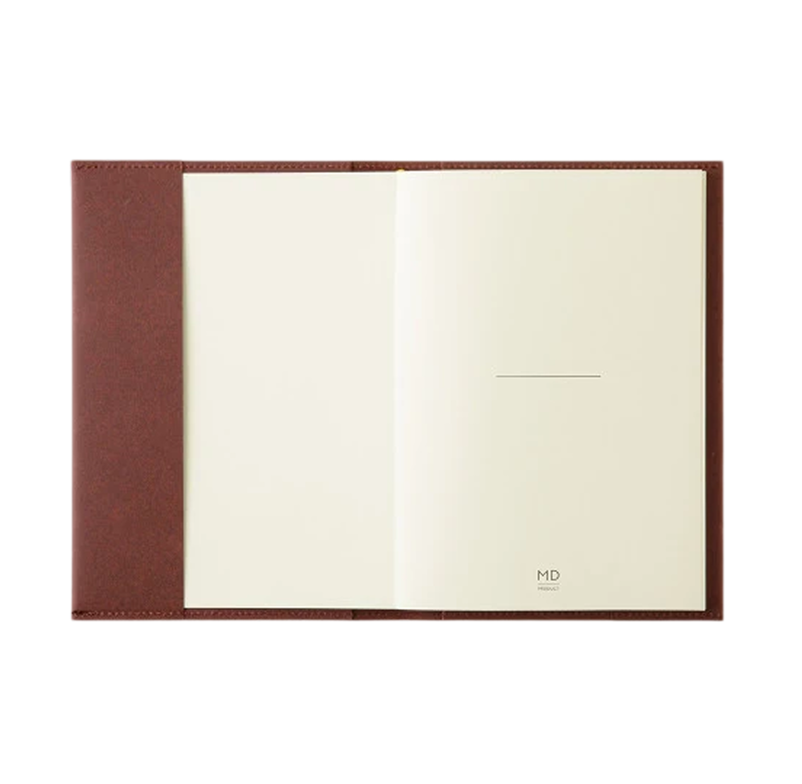 Midori Notebook Hard Cover A5 Paper - Brown