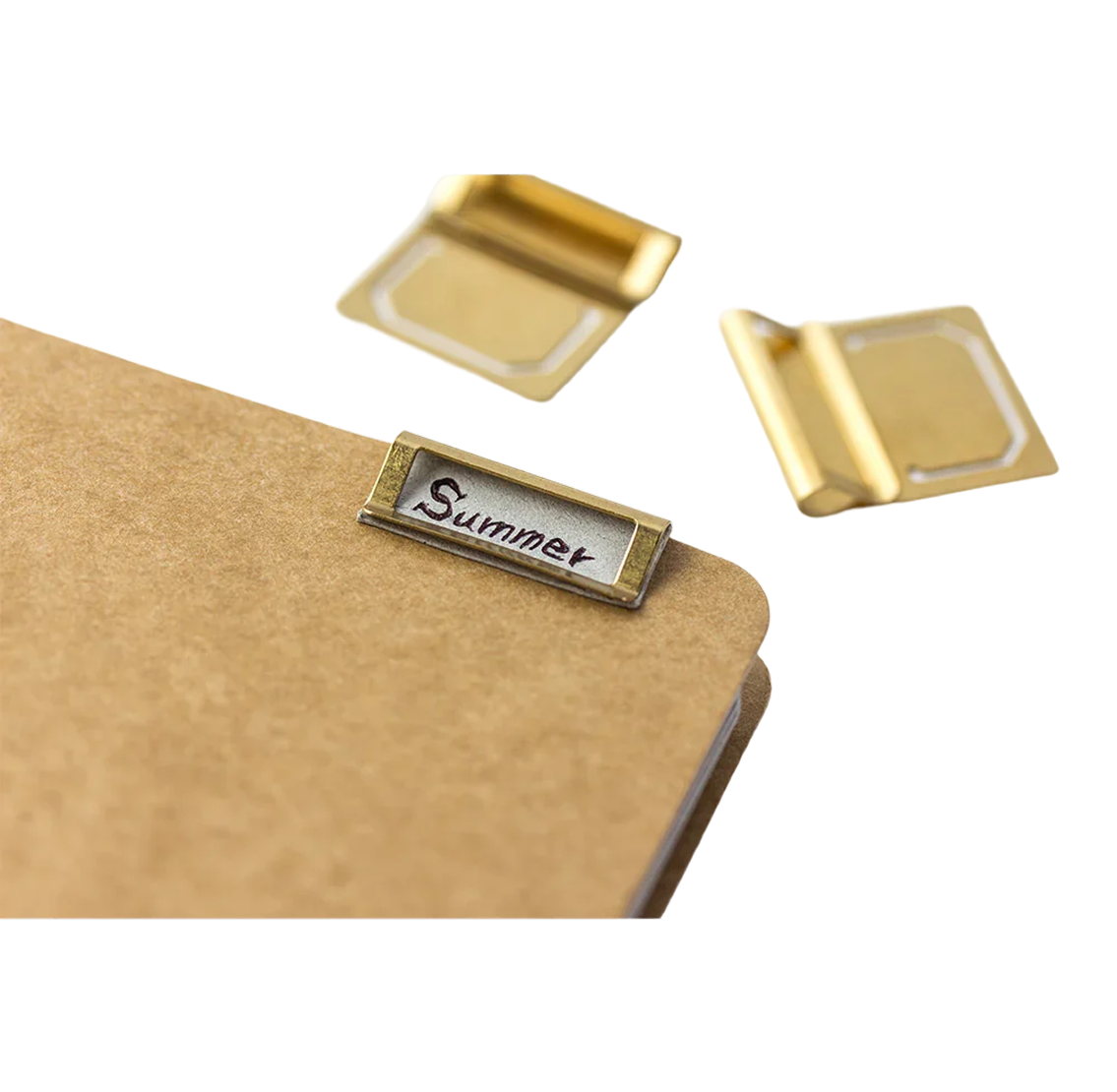 Traveler's Company Brass Index Clips Set of 6 - Gold
