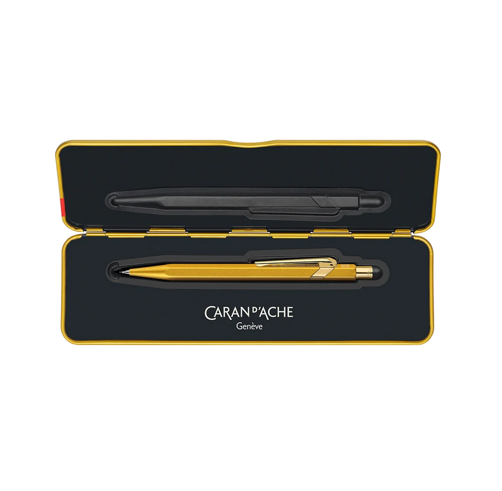 Caran d'Ache - 849 Bille - Ballpoint Pen - Premium Line - Slimpack - Gold Bar