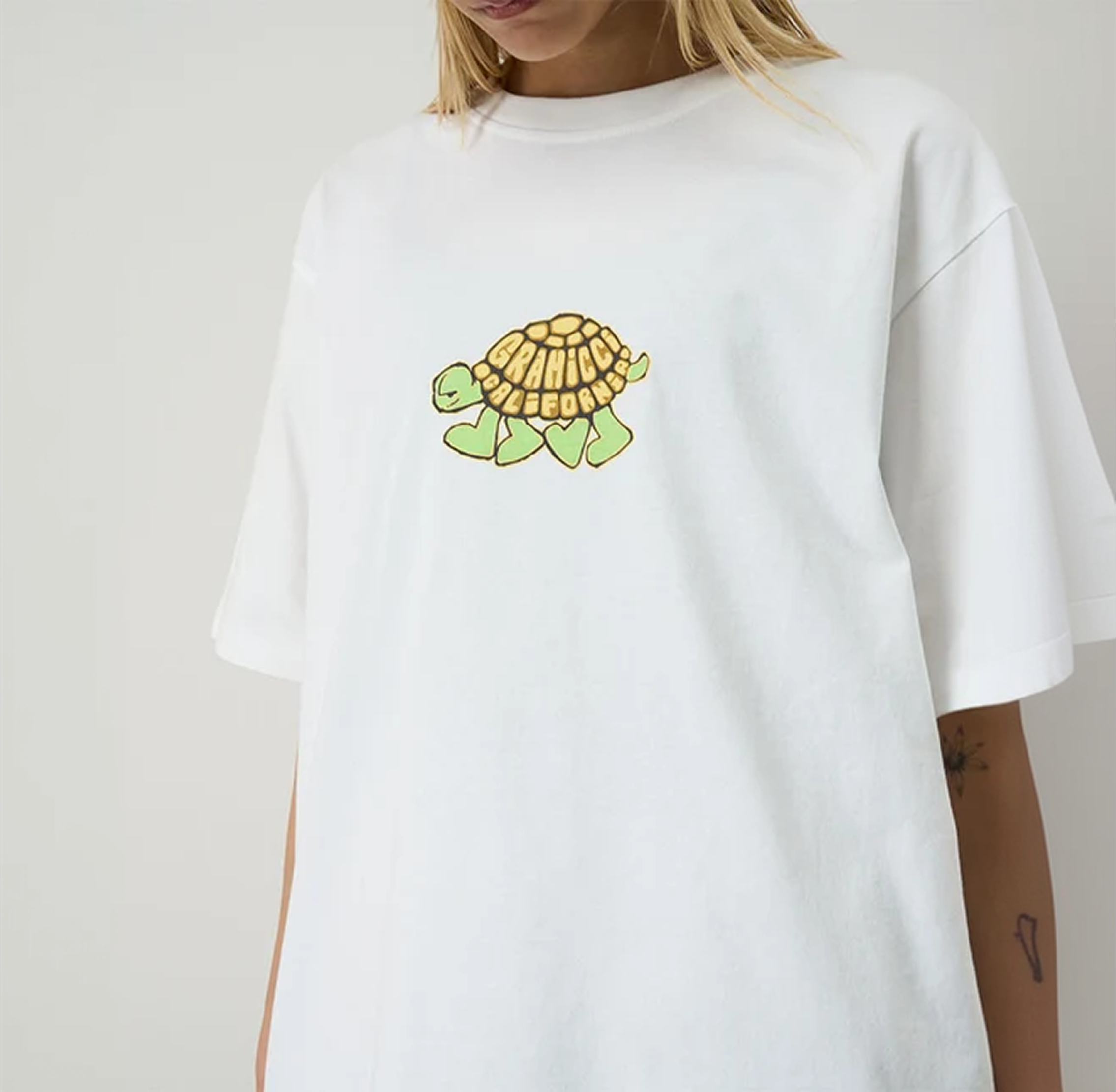 Turtle Tee - White
