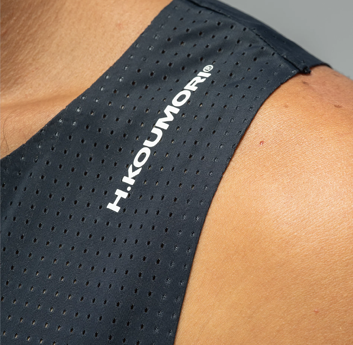 Women's Crop Training Singlet - Black