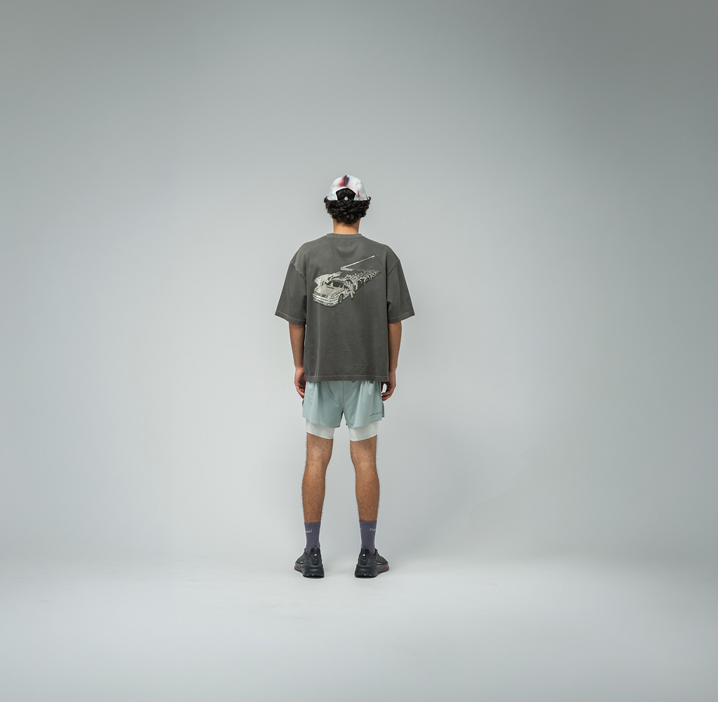 Men's Short Sleeve Tsuru T-Shirt - Black Gd