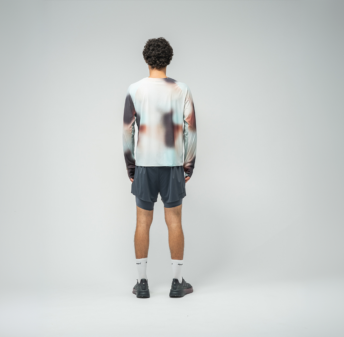 Men's Long Sleeve Race Tee - Fog