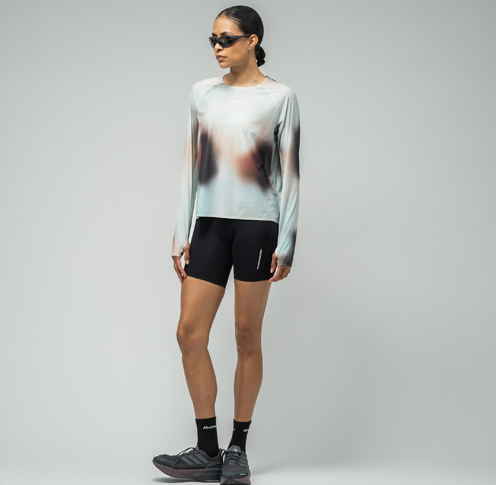 Women's Long Sleeve Race Tee - Fog