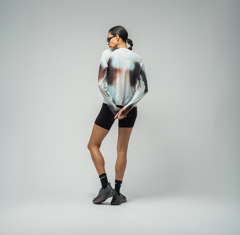 Women's Long Sleeve Race Tee - Fog