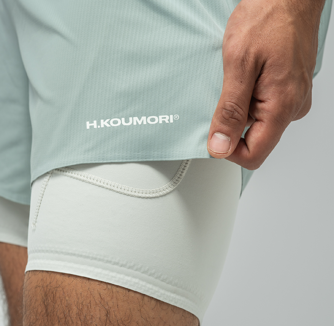 Men's Training Shorts - Abyss/ Dawn Blue