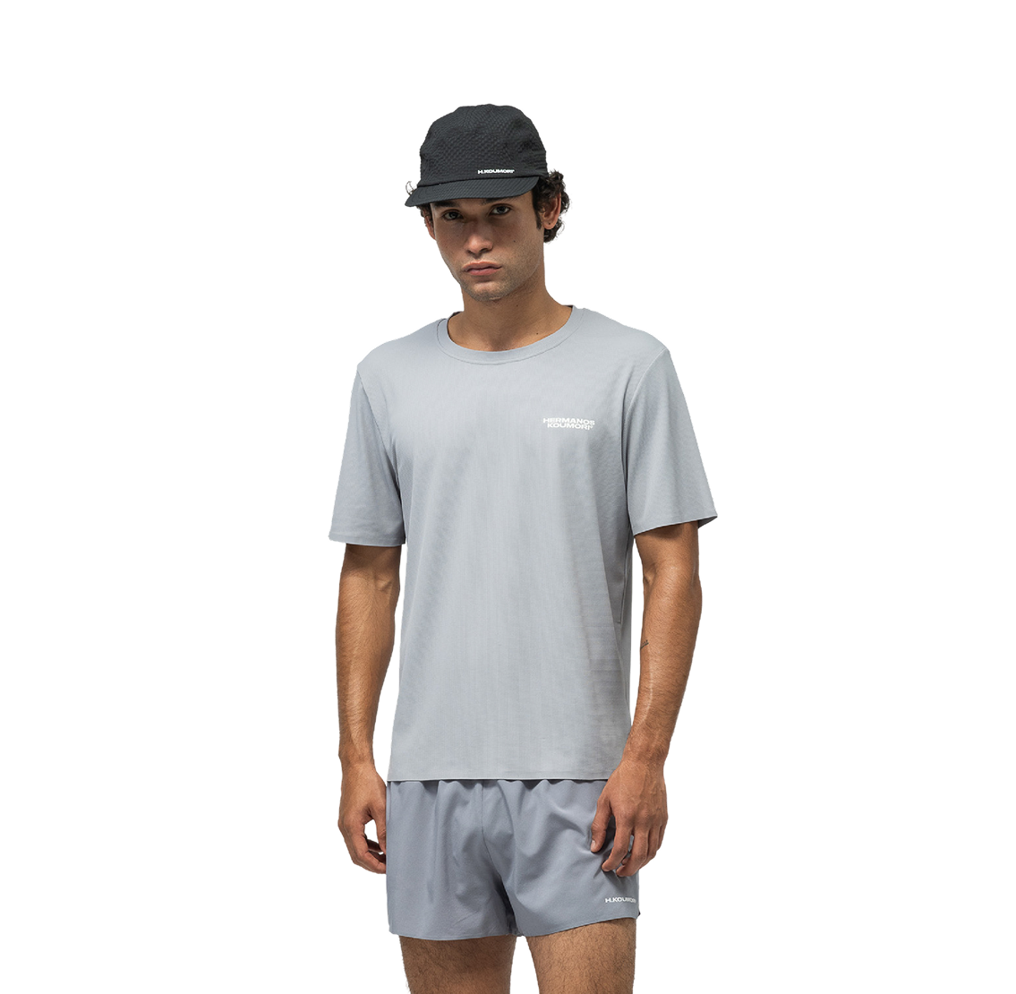 Men's Short Sleeve Training T-Shirt - Dapple Gray