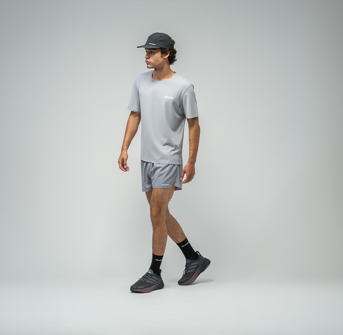 Men's Short Sleeve Training T-Shirt - Dapple Gray