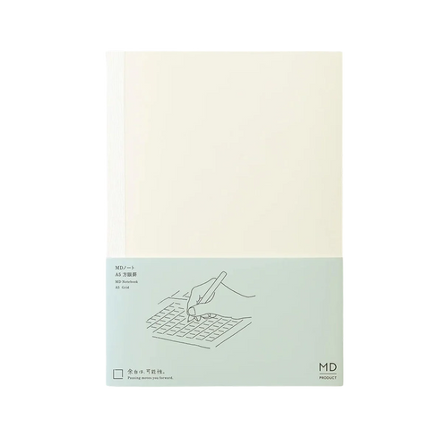 MD Notebook A5 Grid - White