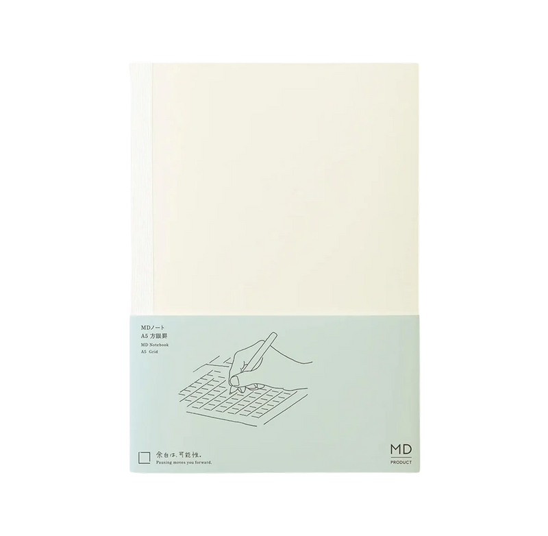 MD Notebook A5 Grid - White