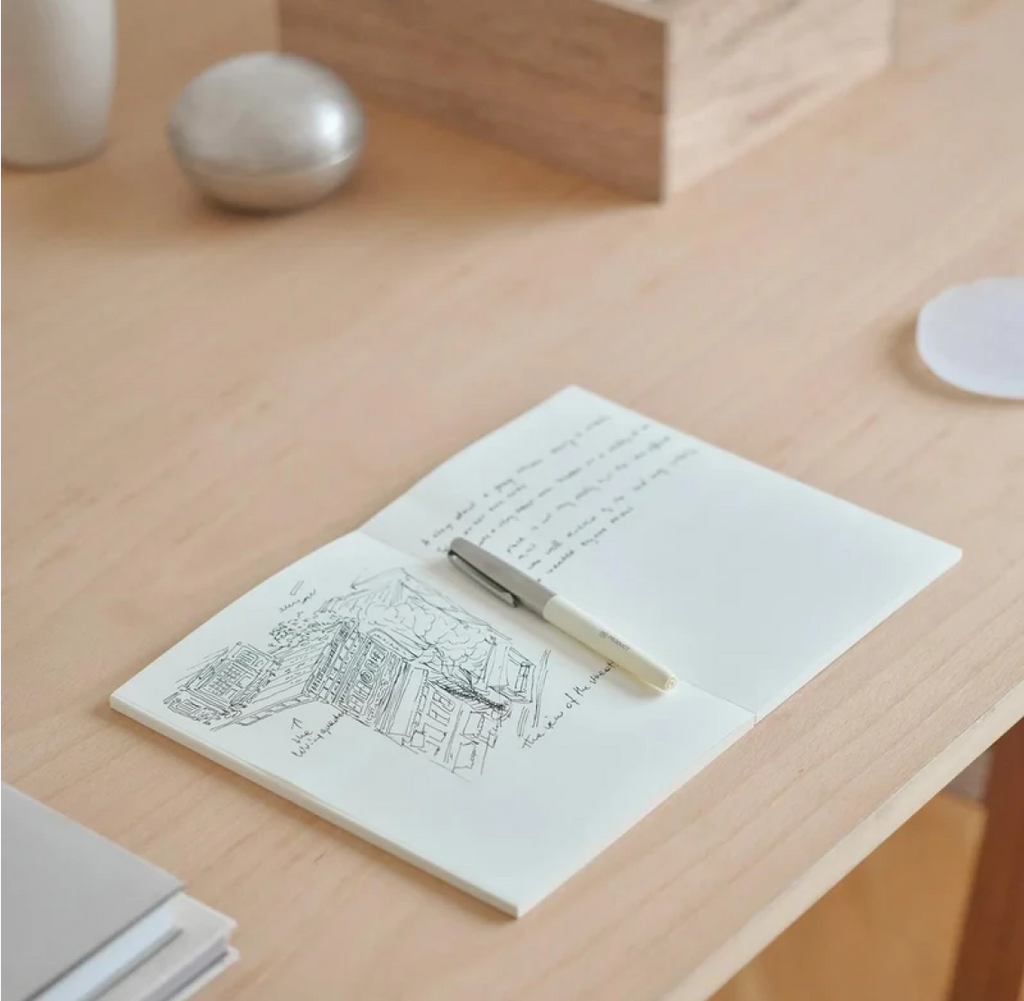 MD Notebook A5 Grid - White