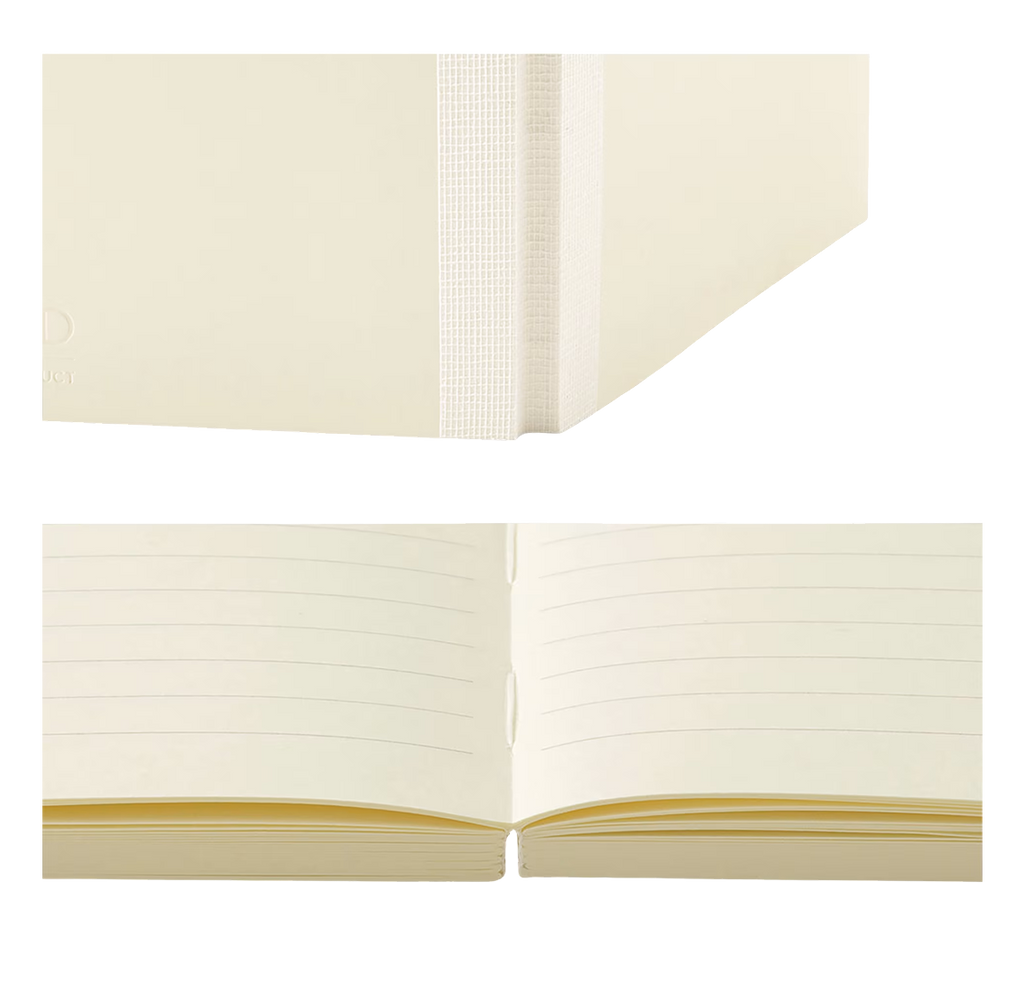 MD Notebook A5 Lined - White