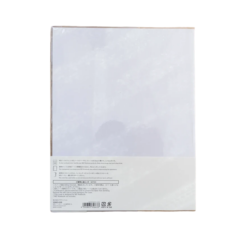 MD Notebook Cover A5 Clear - Transparent