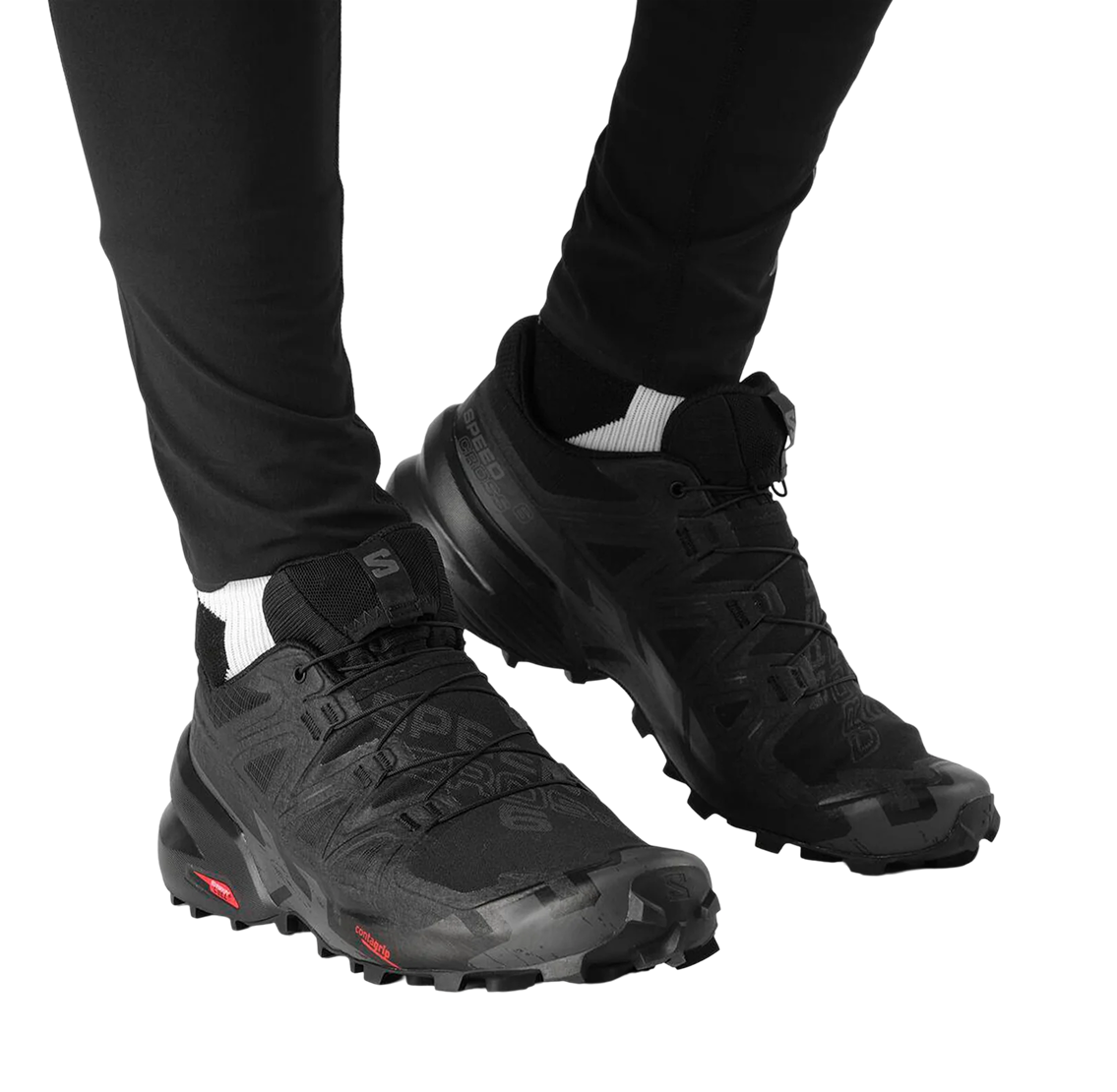 Men's Speedcross 6 - Black and Black and Phantom