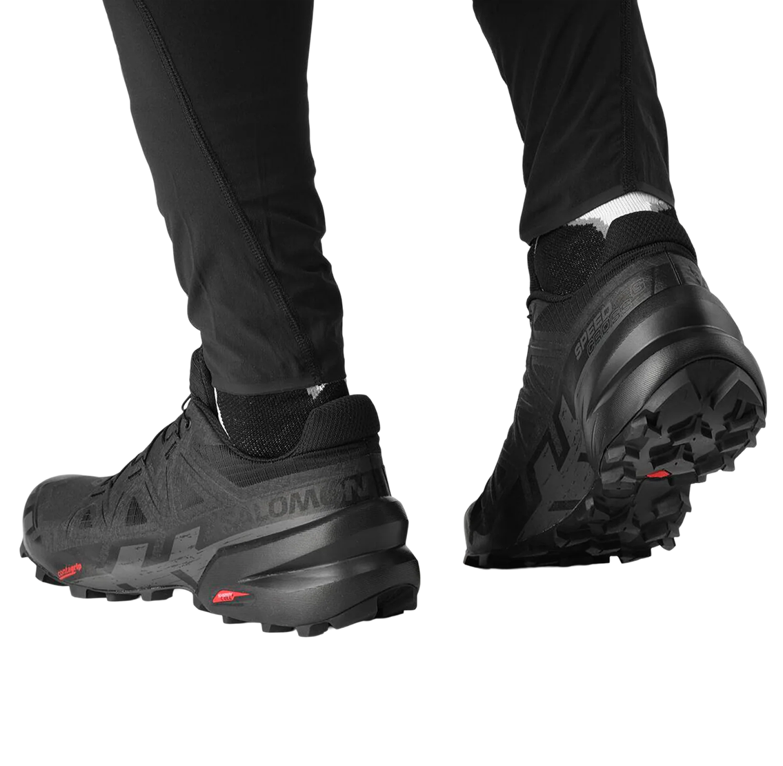 Men's Speedcross 6 - Black and Black and Phantom