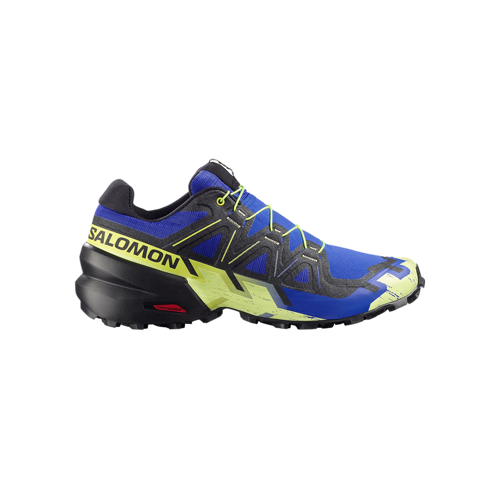 Men's Speedcross 6 - Bluing and Black and Acid Lime