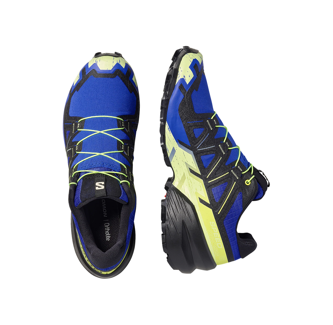 Men's Speedcross 6 - Bluing and Black and Acid Lime