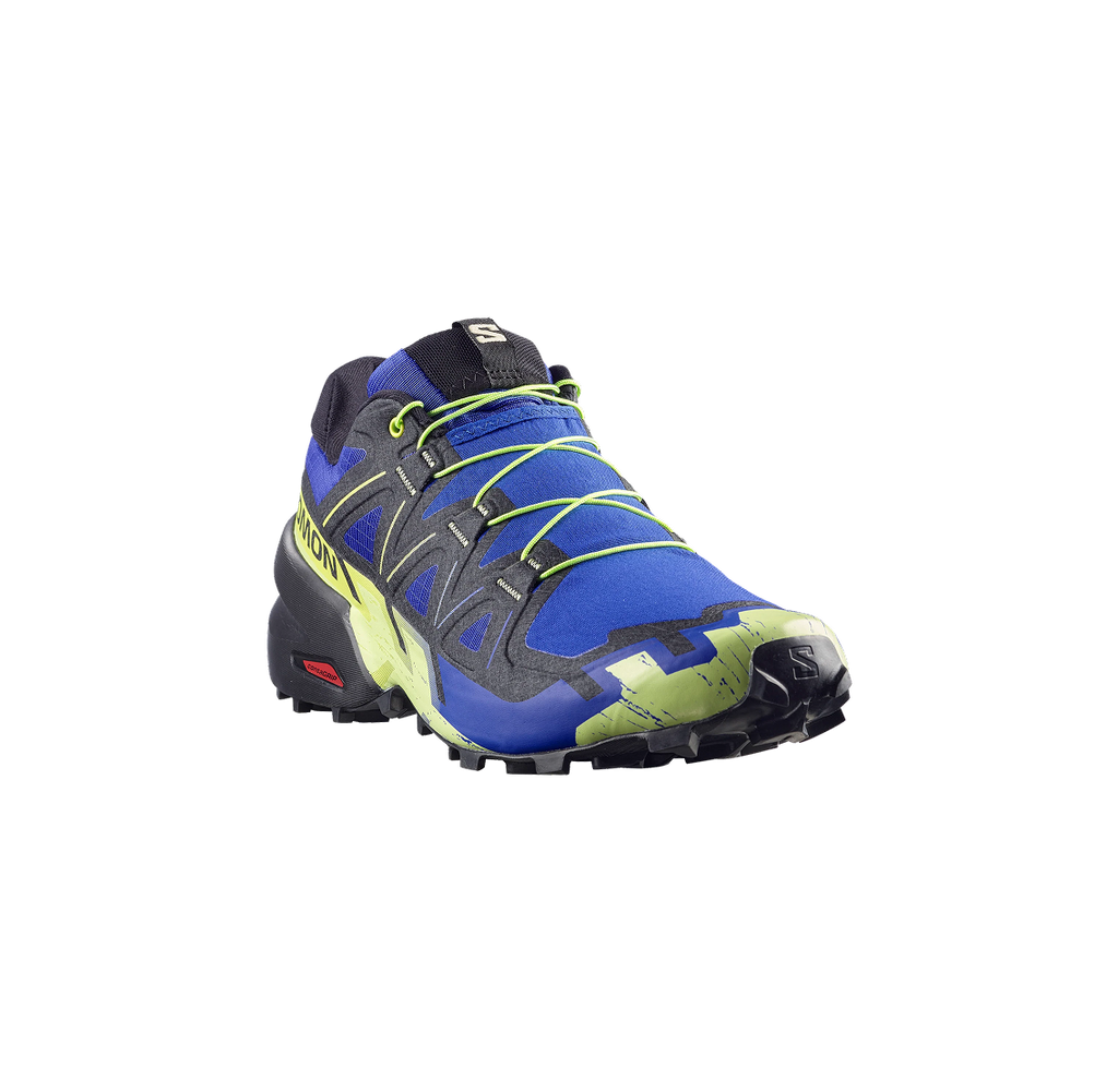 Men's Speedcross 6 - Bluing and Black and Acid Lime