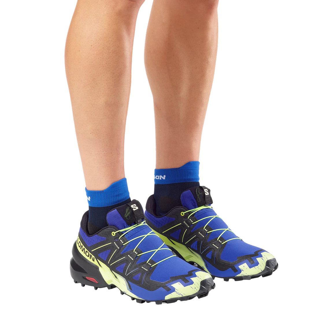 Men's Speedcross 6 - Bluing and Black and Acid Lime