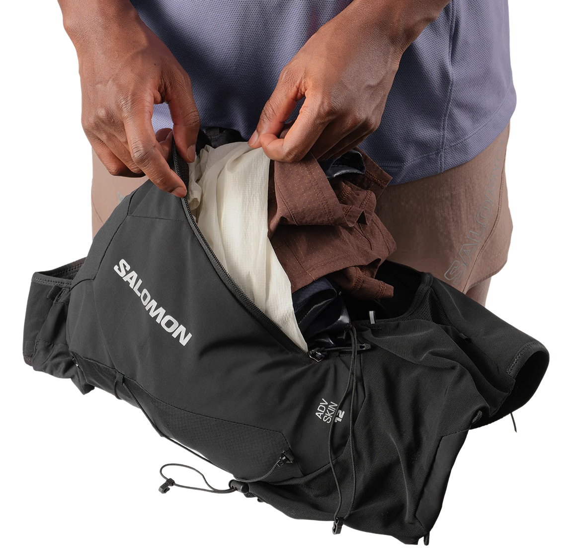 ADV Skin 12 Running Vest - Black