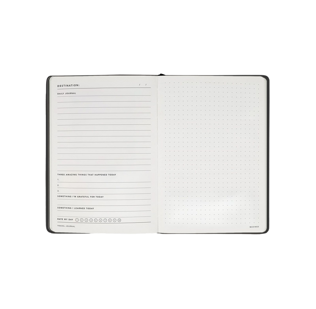 MiGoals - B6 Travel Journal - Black
