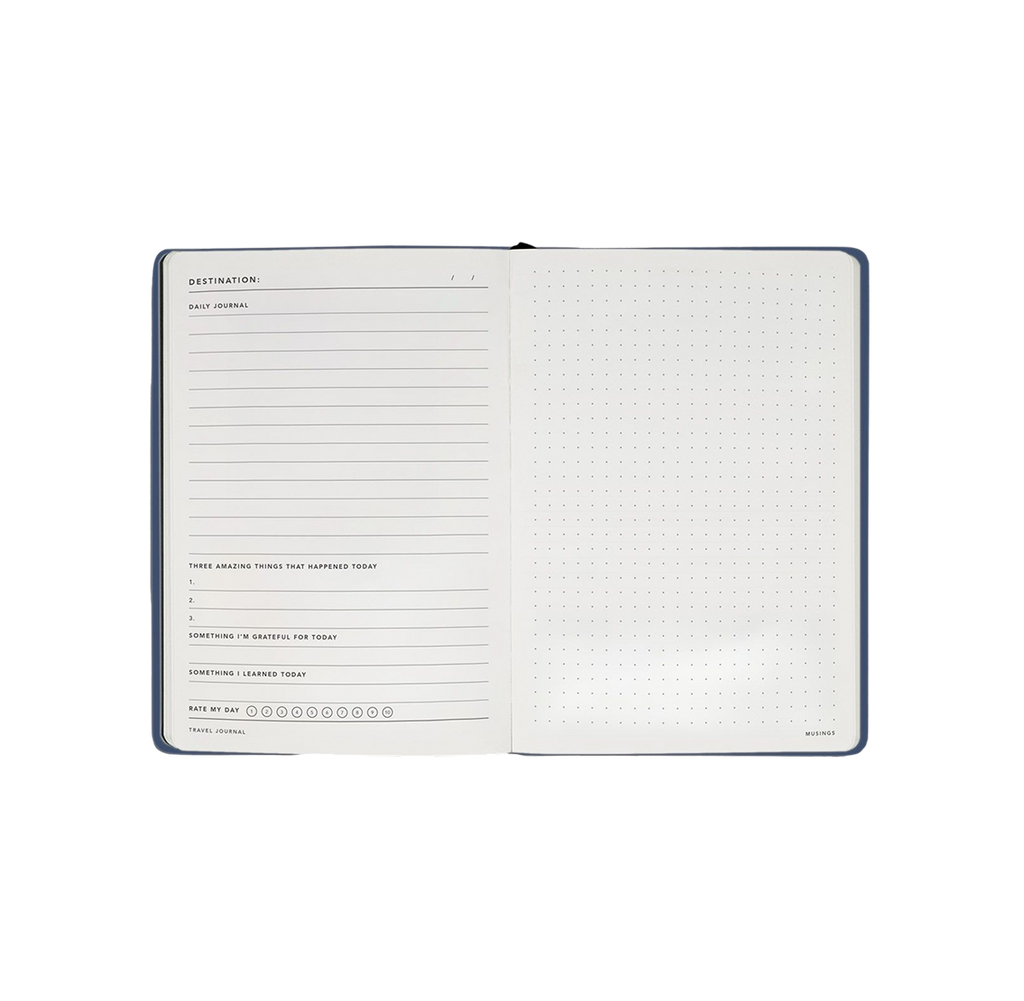 MiGoals - B6 Travel Journal - Element Blue