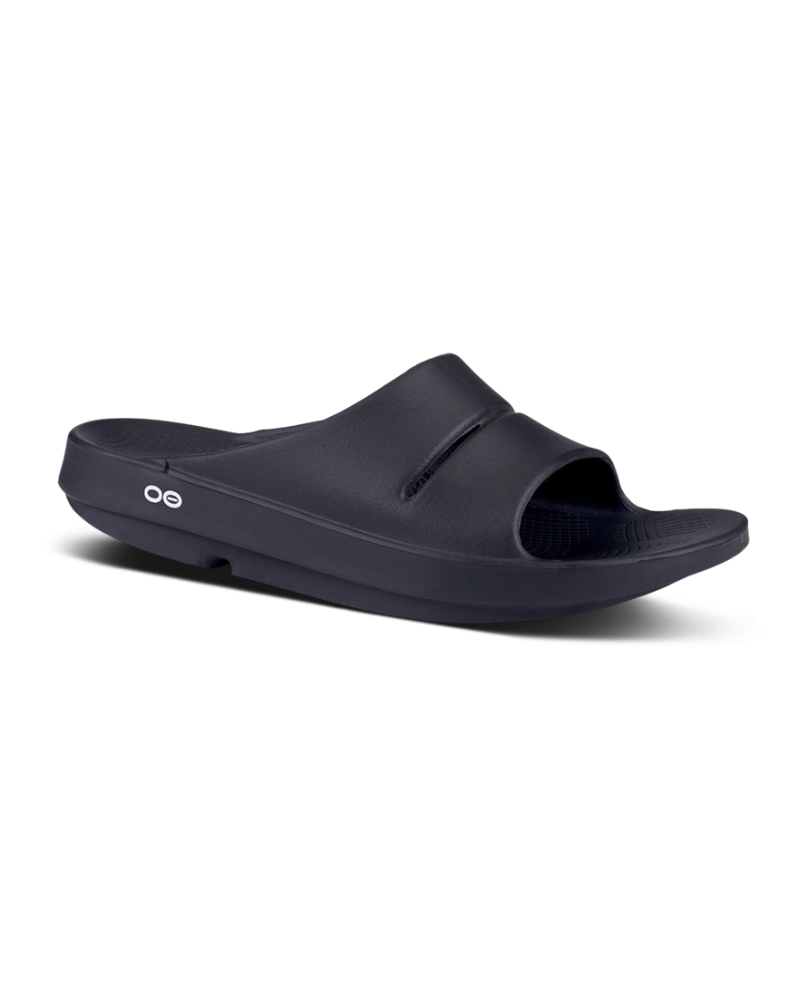 OOFOS_Women's OOahh Slide_Black