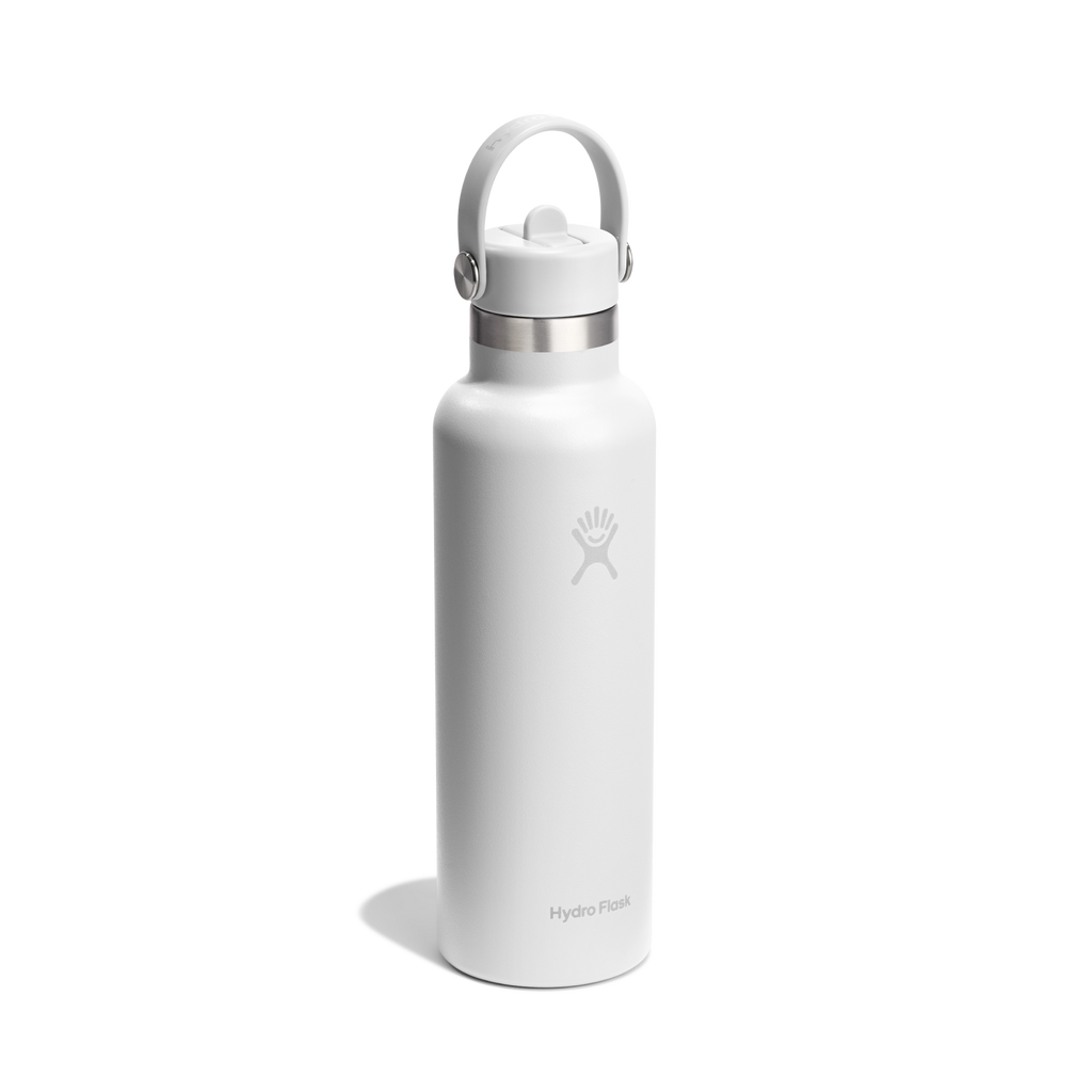 Hydro Flask_21oz (621mL) Standard Flex Straw Cap_White