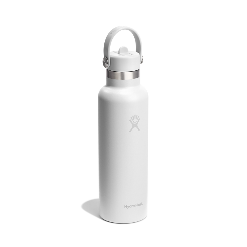 Hydro Flask_21oz (621mL) Standard Flex Straw Cap_White