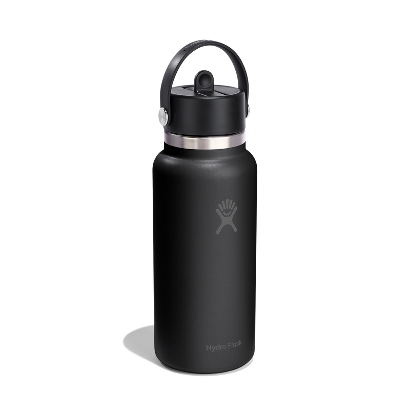 Hydro Flask_32oz (946mL) Wide Flex Straw Cap_Black