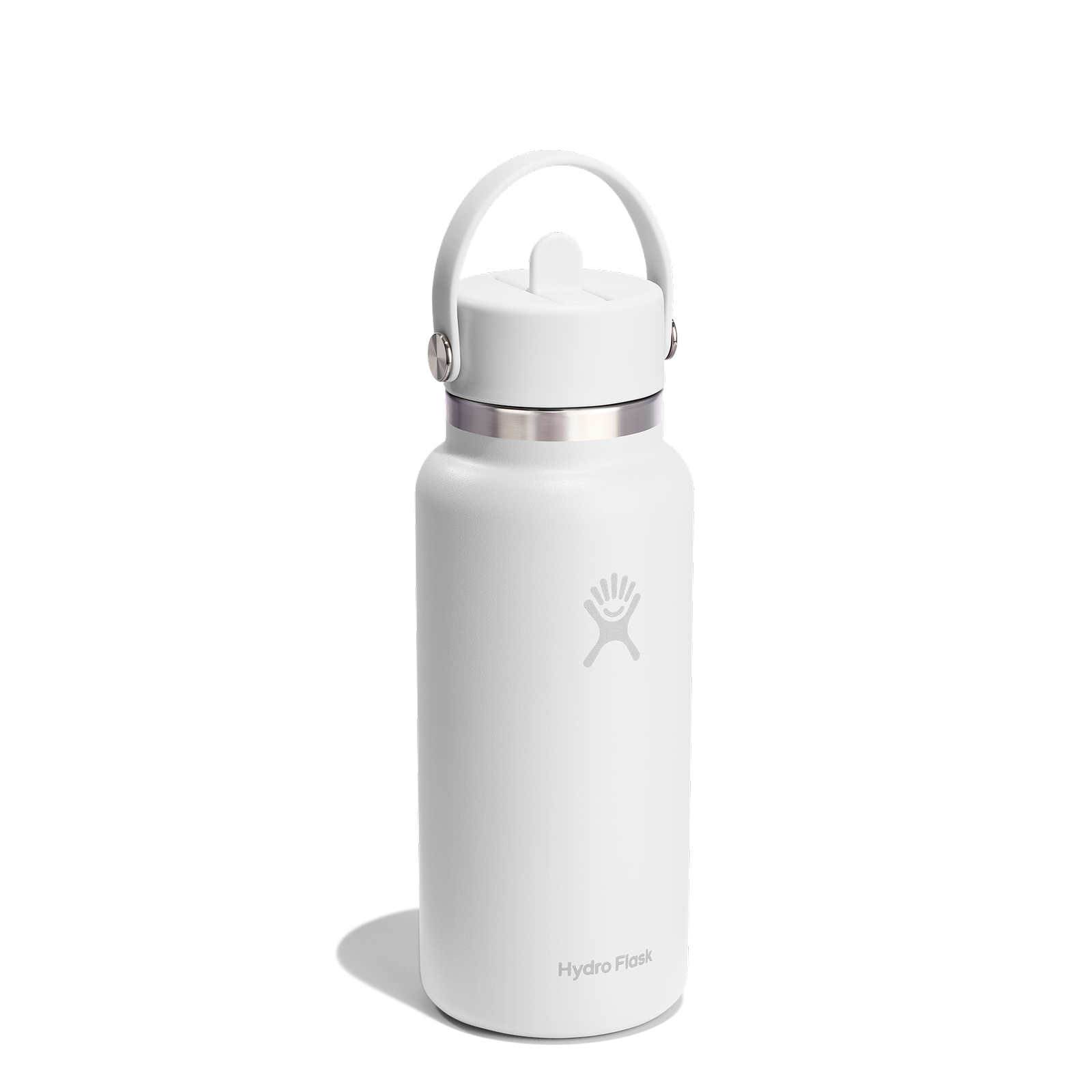 Hydro Flask_32oz (946mL) Wide Flex Straw Cap_White