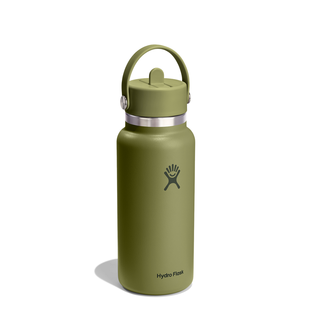 Hydro Flask_32oz (946mL) Wide Flex Straw Cap_Palmer Green
