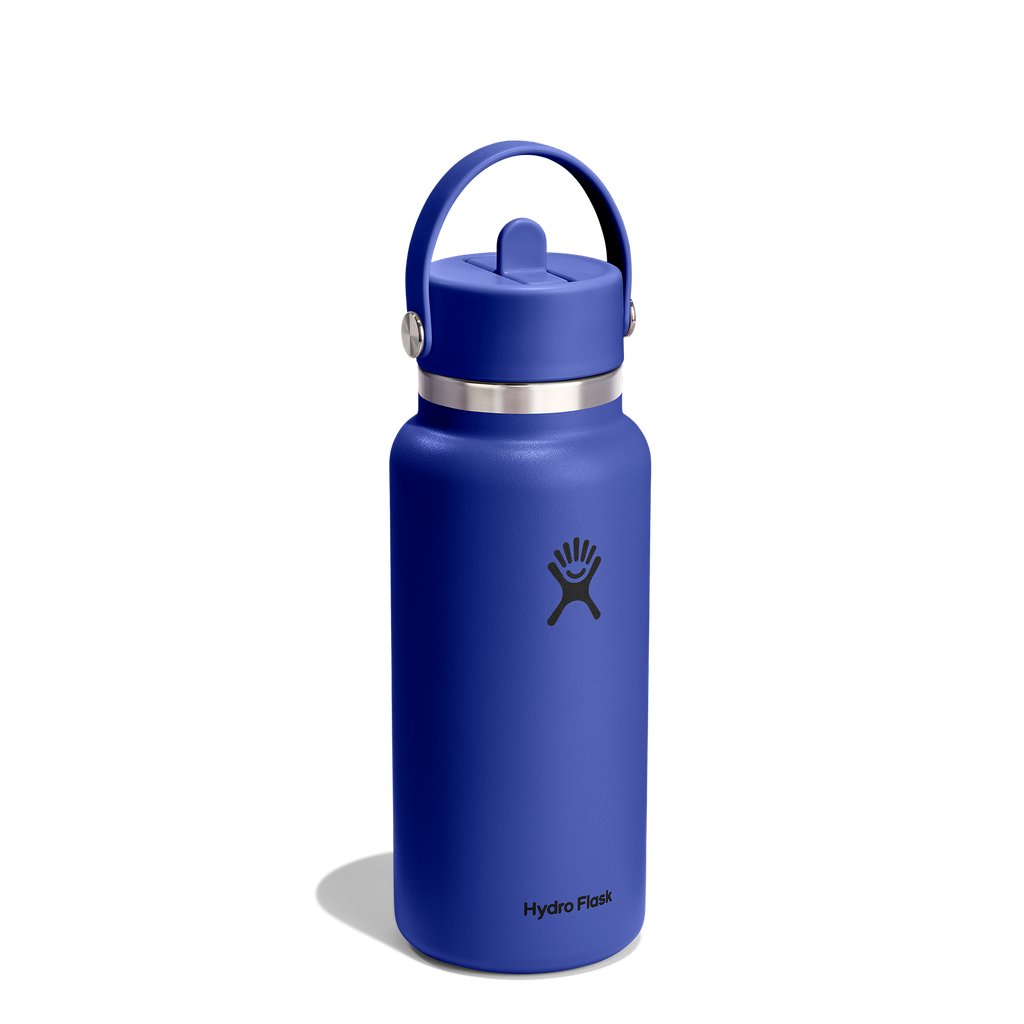 Hydro Flask_32oz (946mL) Wide Flex Straw Cap_Capri Blue