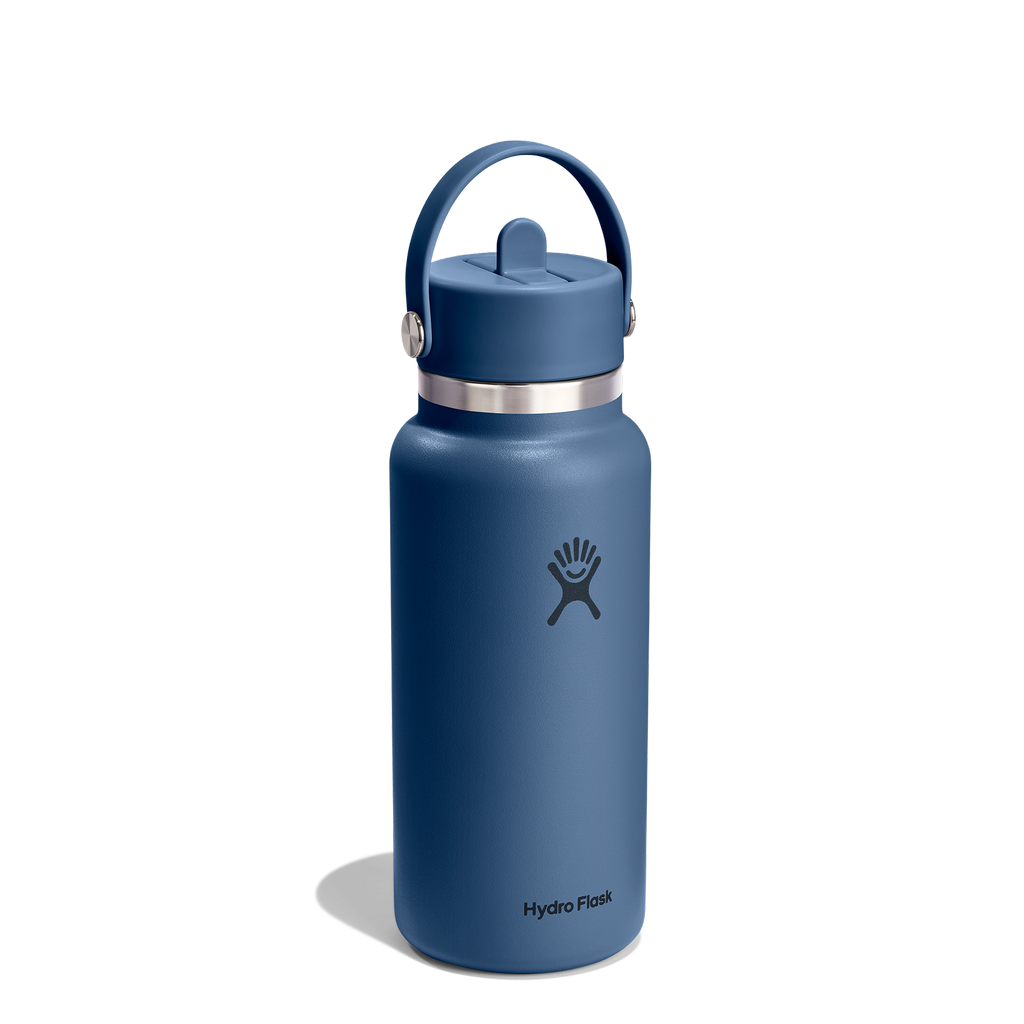 Hydro Flask_32oz (946mL) Wide Flex Straw Cap_Harbor Blue