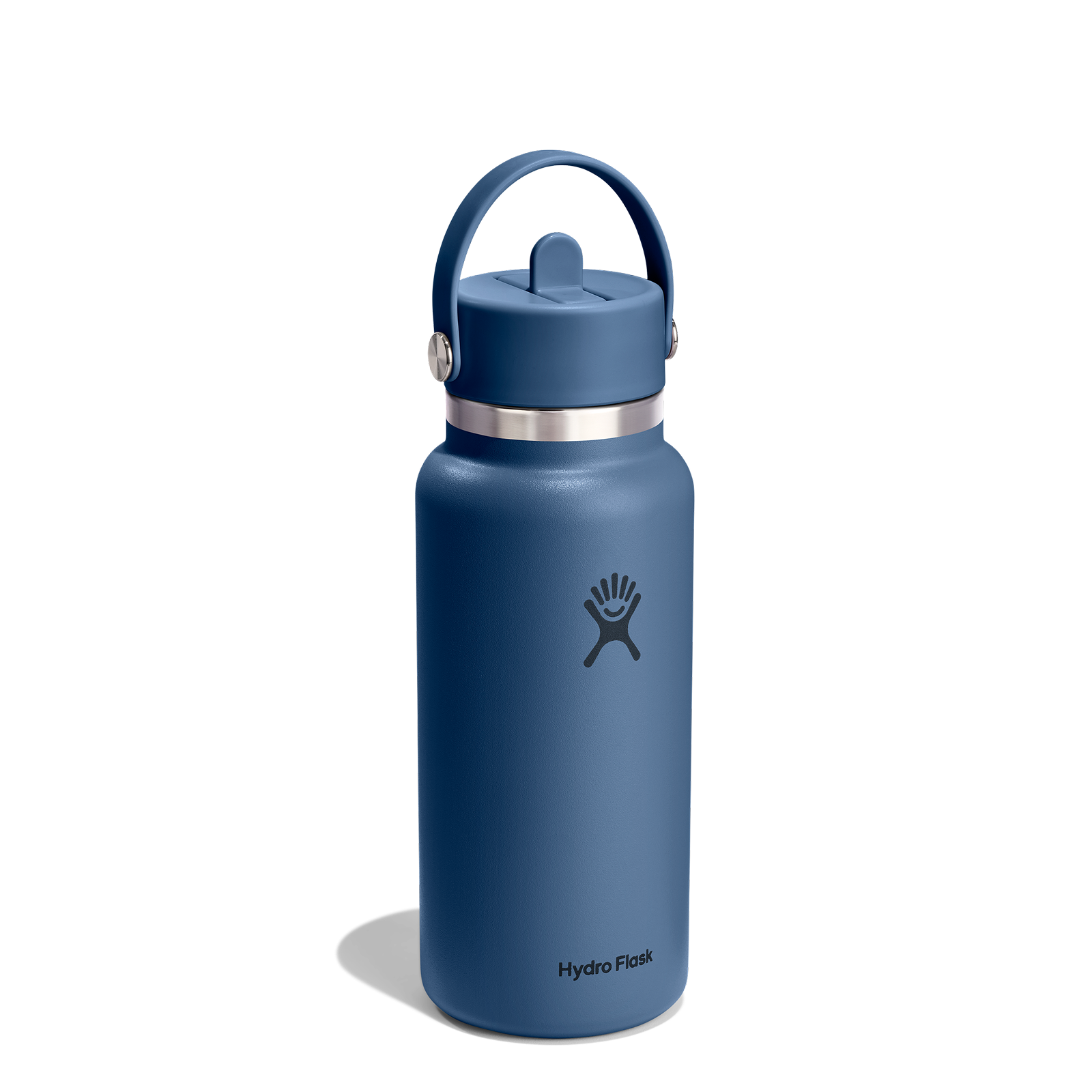 Hydro Flask_32oz (946mL) Wide Flex Straw Cap_Harbor Blue