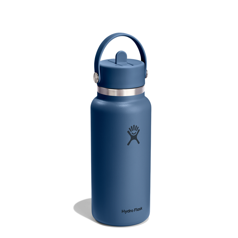 Hydro Flask_32oz (946mL) Wide Flex Straw Cap_Harbor Blue