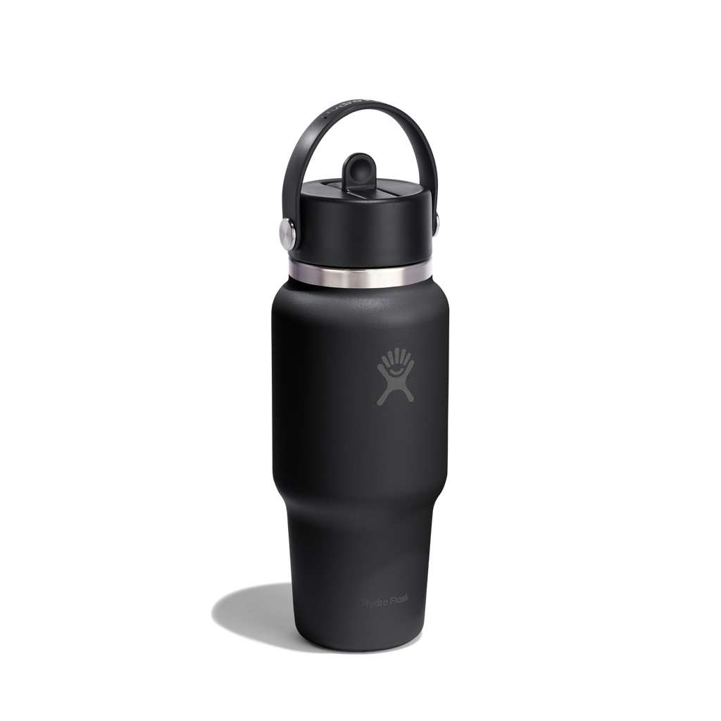 Hydro Flask_24oz (709mL) Wide Flex Straw Travel Bottle_Black