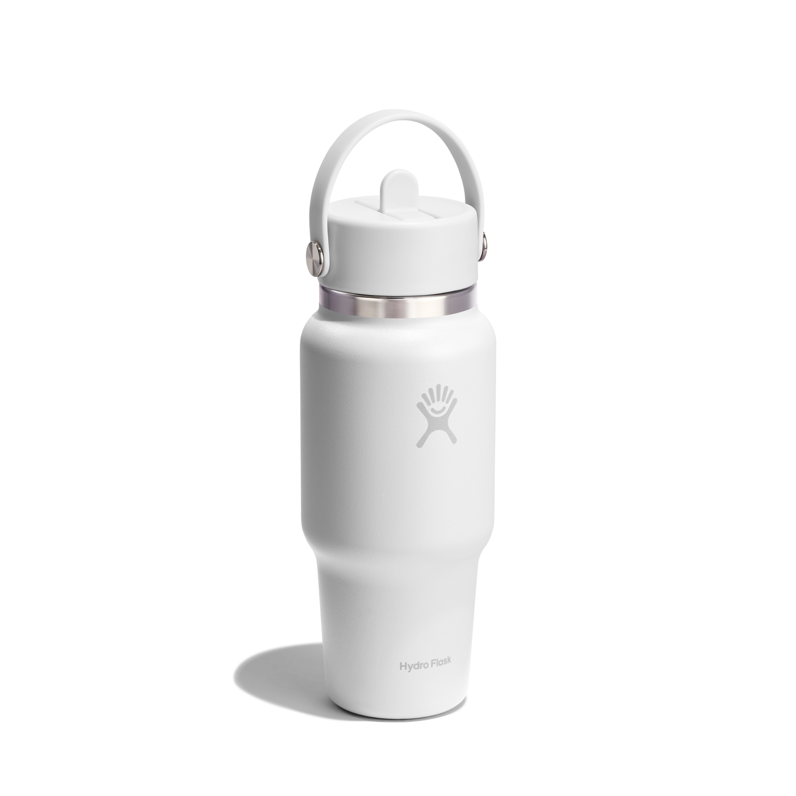 Hydro Flask_24oz (709mL) Wide Flex Straw Travel Bottle_White
