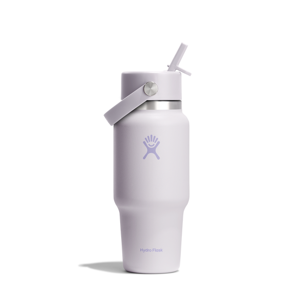 24oz (709mL) Wide Flex Straw Travel Bottle - Cloud Pink