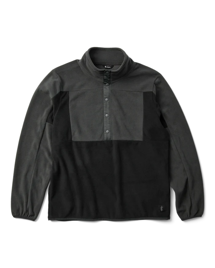 Men's Encima Fleece Pullover - Charcoal and Black